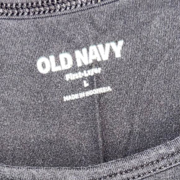 Old Navy First Layer Tank Top Bundle – Size L – Charcoal Gray & Black - Picture 6 of 7